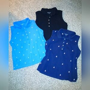 Women's size Medium Croft & Borrow polo style tank top bundle